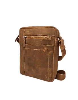 Natural Leather Crossbody Bag