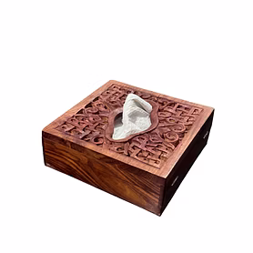 Wooden Tissue Box