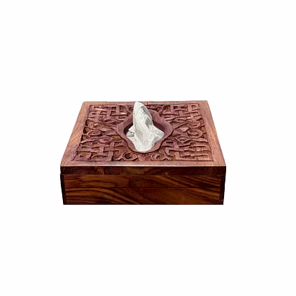 Wooden Tissue Box-1