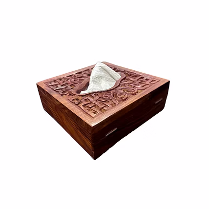 Wooden Tissue Box-2