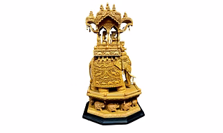 Wooden fine carved Ambari