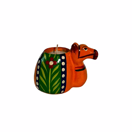 Handmade decorative Candles (Papier Mache handicraft)-2