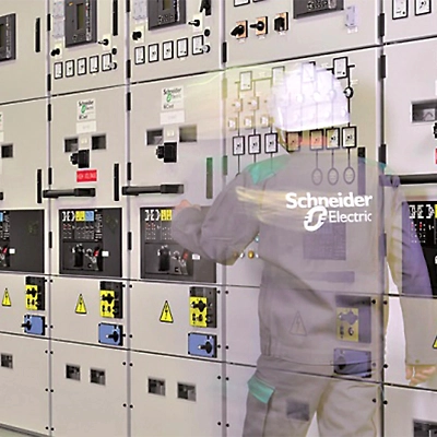 Image of Schnider Low voltage Switch Gear, a switch gears solution.