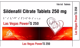 LAS VEGAS POWER S 250 TABLETS (SILDENAFIL CITRATE 250 MG TABLETS)
