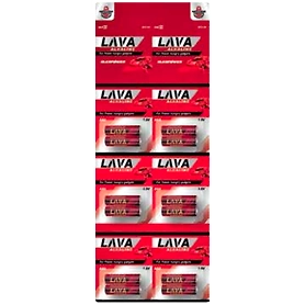 LAVA ALKALINE BATTERY STRIP PACK LR03