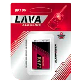 LAVA ALKALINE BATTERY 9V CARD PACK
