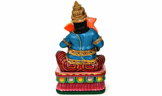 Handcrafted Wooden Lord Ganesh Statue – Divine Home Décor