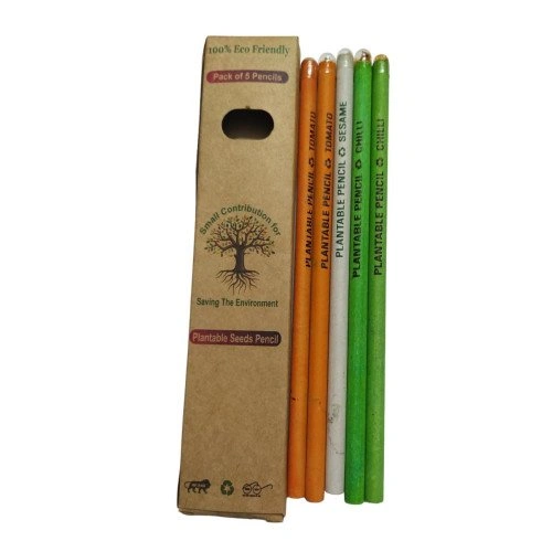 Plantable Color Paper Black Lead Pencil-4