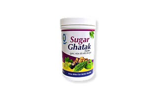 SUGAR GHATAK Ayurvedic Diabetic Management Powder combination of  Neem ,Jamun,Karela,Gurmar,Bael patta,Tulsi Patta etc.
