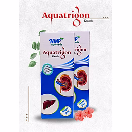aquatrigon kwath-a powerful ayurvedic blend of punarnava, kasni, makoy & varun chhal for kidney detox, liver care, and fluid balance.