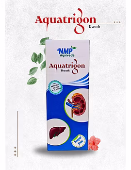 Aquatrigon kwath-A powerful Ayurvedic blend of Punarnava, Kasni, Makoy &amp; Varun Chhal for kidney detox, liver care, and fluid balance.-12734149-sm