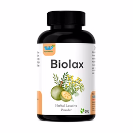 biolax churan || herbal laxative powder for constipation & indigestion | non habit forming 100% safe ayurvedic laxative powder enriched with haritki,sanay, amaltas,saunf & bael phall for digestive problems