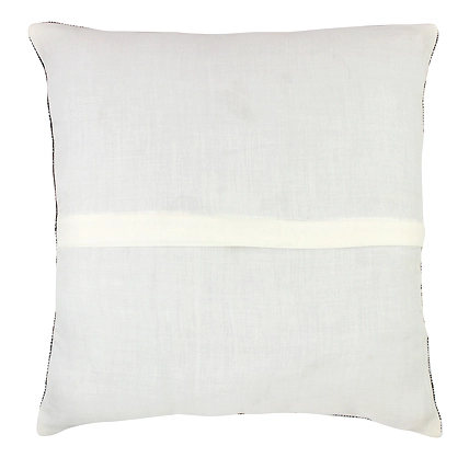 White Cushion Cover, Hand Embroidered , Designer Cushion Cover-3