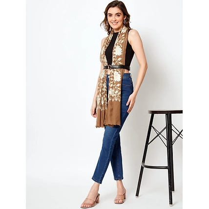 Aari embroidered shawl, kashmiri woolen shawl online-1