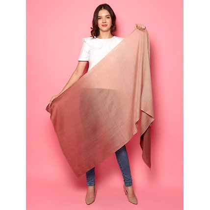 Brown Ombre Pure Pashmina Online Multi shaded shawl, shawls for dresses-MOD-PP-SH-BROWN