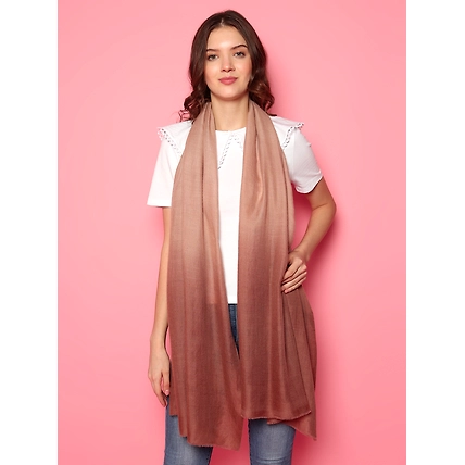Brown Ombre Pure Pashmina Online Multi shaded shawl, shawls for dresses-4