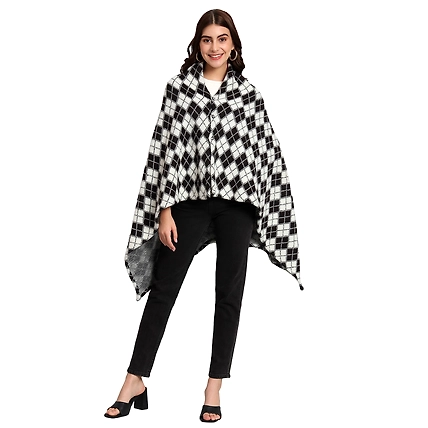 Woolen Poncho online for women-3