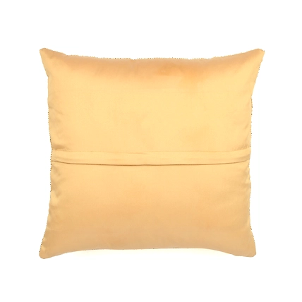 Golden Cushion Cover, 16x16 cushion covers set, hand embroidered-MOD-CC-GL-VANCL