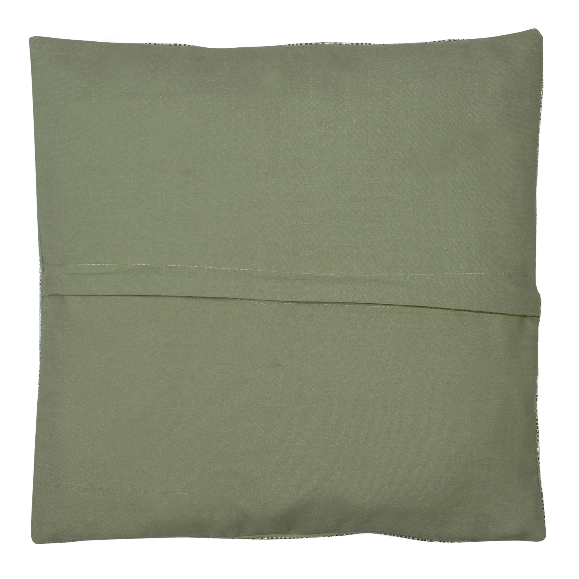 Green Cushion Covers Set, Embellished &amp; Hand Embroidered-3