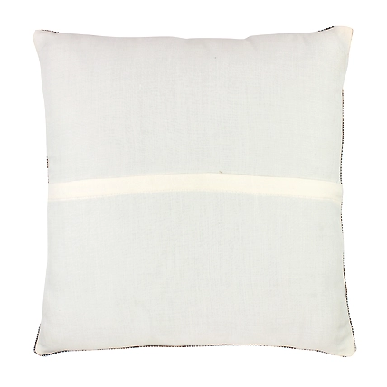 White Cushion Cover, Hand Embroidered , Designer Pillow Cover-2