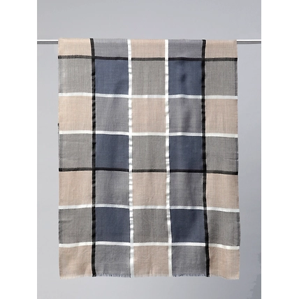 Grey Checks Men's Shawl-2