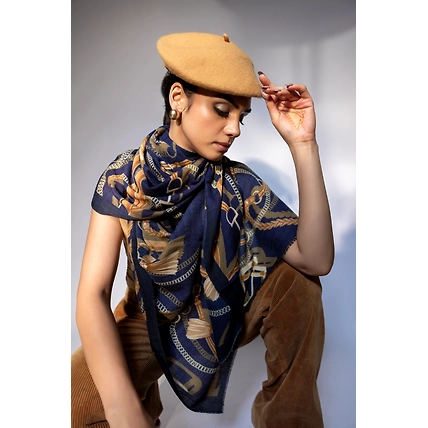 Printed Shawl for dress, best shawl to wear with dress-3