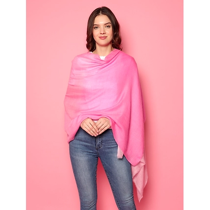 Ombre Pink Pashmina Shawl, pure pashmina shawls online-3