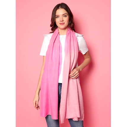 Ombre Pink Pashmina Shawl, pure pashmina shawls online-4