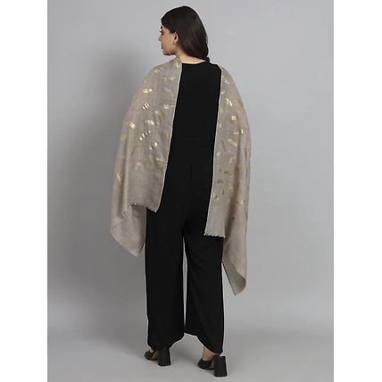 Gold leaf Printed Shawl Online-4