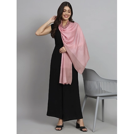 Pink Shawl Online with beautiful weave-1