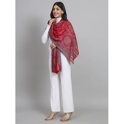 Red Kani Shawl Online-MOD-RZA-RD-KANI