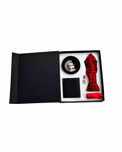 Luxury Combo Set of Leather Reversible Belt and Gents Wallet-1