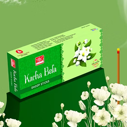 yogmantra kacha bela 6 inches dhoopsticks – (pack of 12)