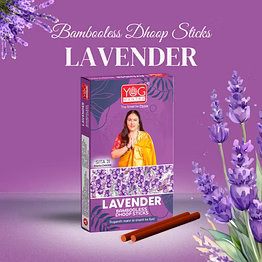 yogmantra yog mantra dhoopsticks lavender -(pack of 1)