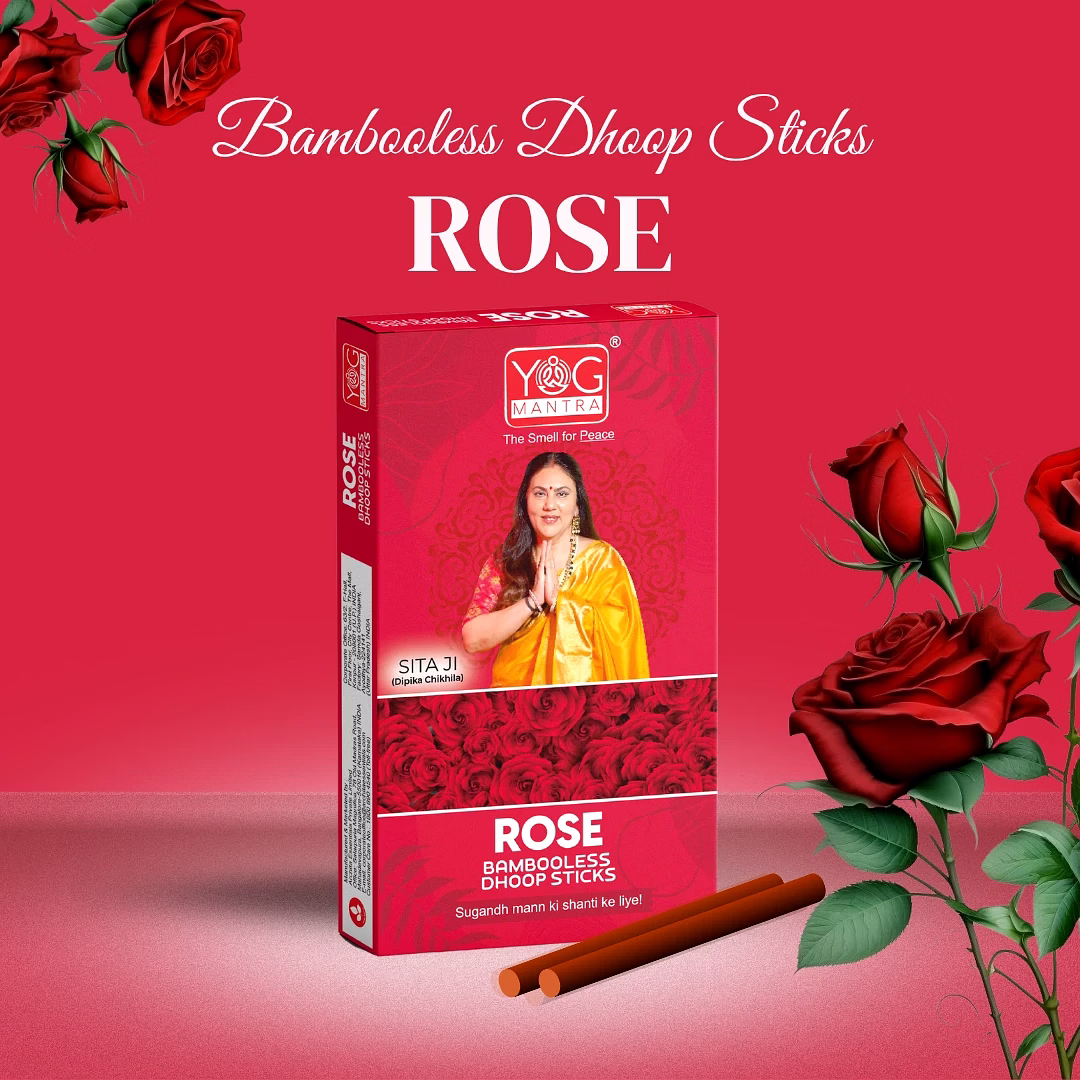 YogMantra Dhoopsticks Rose -(pack of 1) image 1
