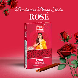 yogmantra dhoopsticks rose -(pack of 12)