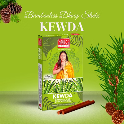 yogmantra dhoopsticks kewda – (pack of 1)