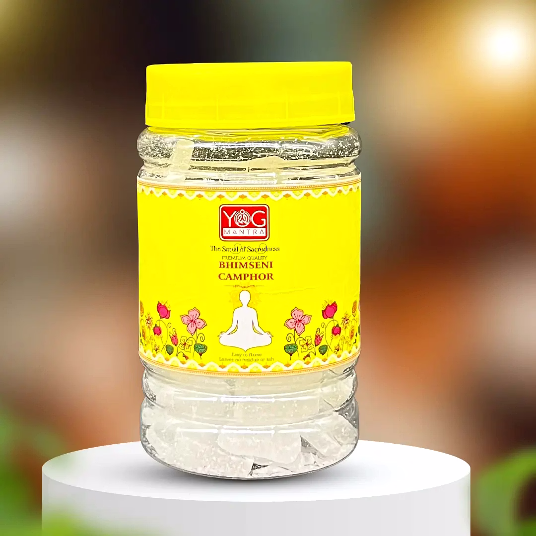yogmantra bheemseni camphor premium jar – 250gm