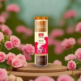 yogmantra yog mantra rose premium flora jar incense sticks(300gm)- pack of 1