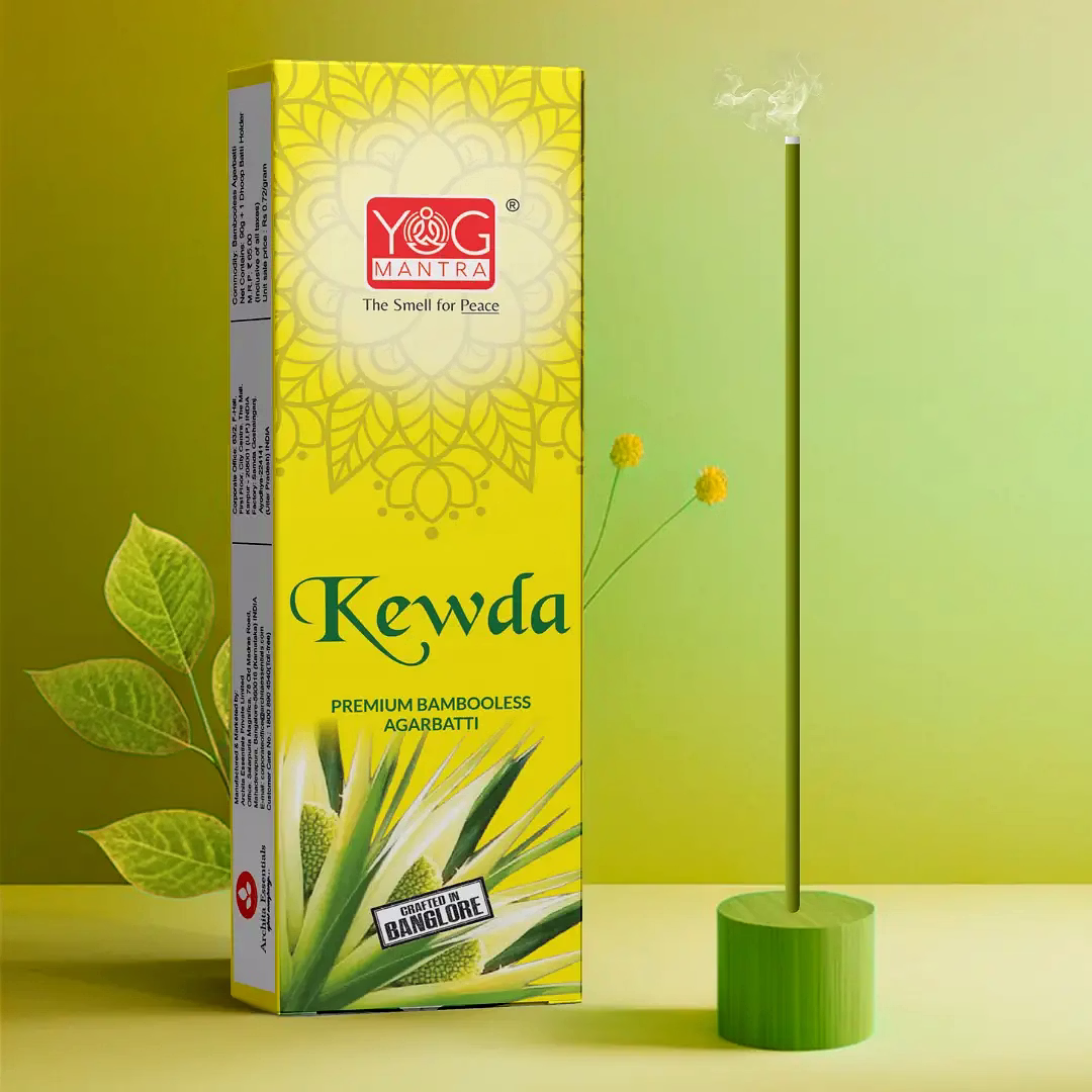 yogmantra kewda metallic dhoopsticks – (pack of 1)