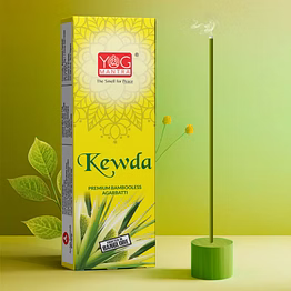 yogmantra kewda metallic dhoopsticks – (pack of 1)