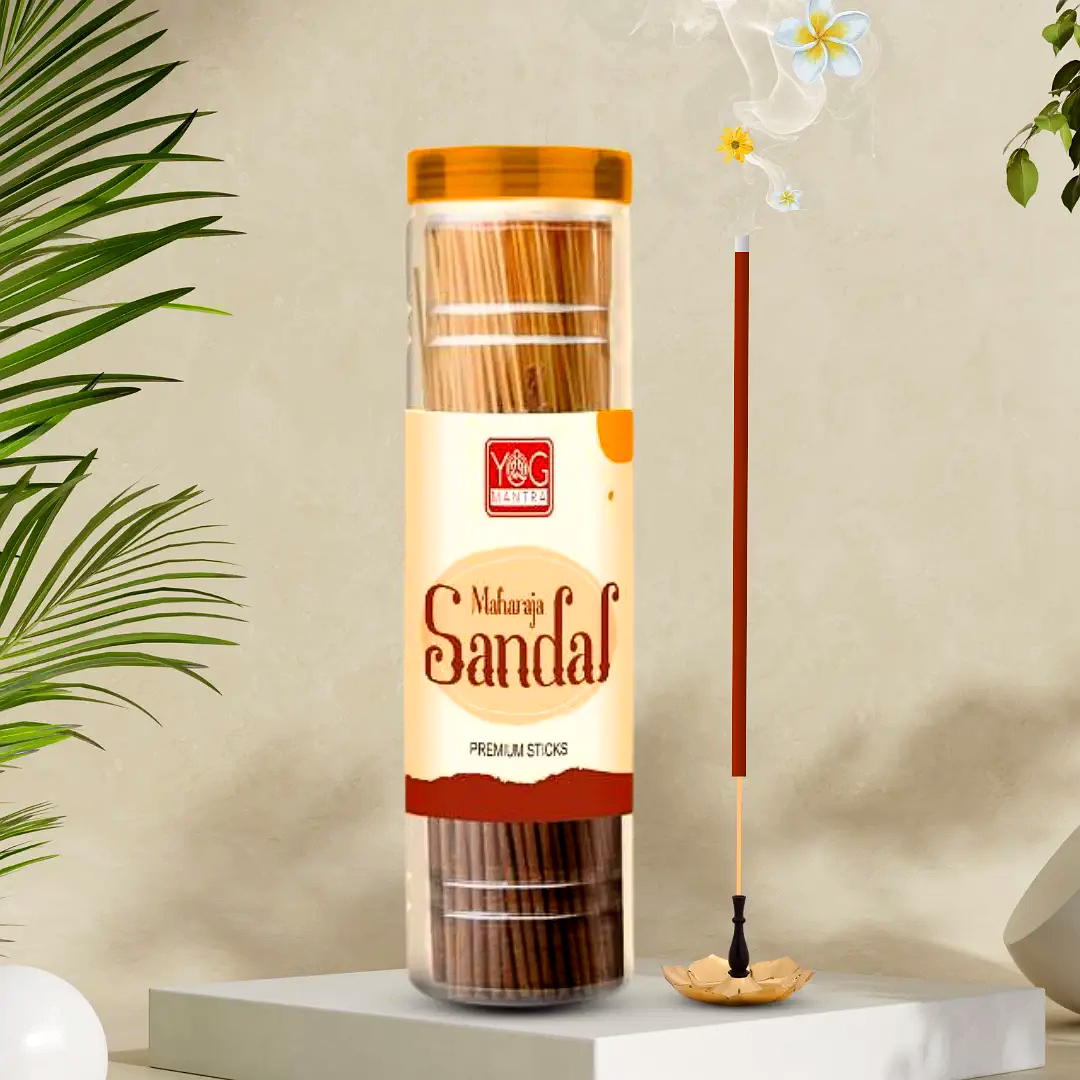 yogmantra maharaja sandal premium incense sticks – 400gm (pack of 1)