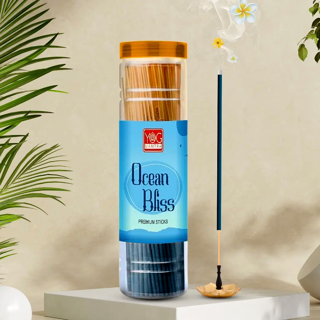 yogmantra ocean bliss premium incense sticks – 400gm (pack of 1)