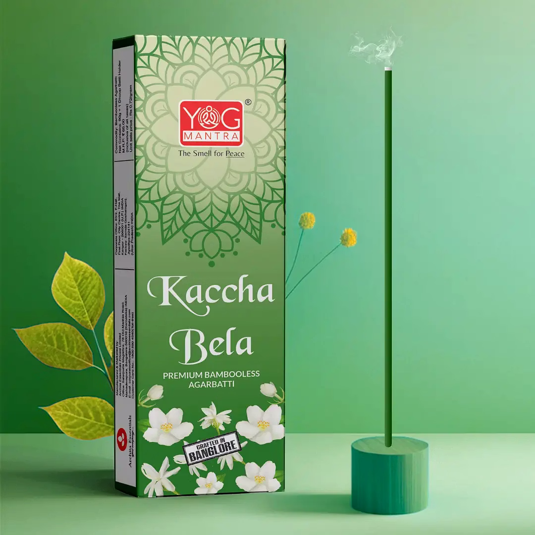 yogmantra kaccha bela metallic dhoopsticks – (pack of 1)