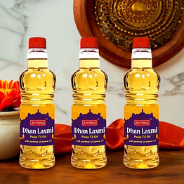 archita dhan laxmi til pooja oil 2700 ml (pack of 3)