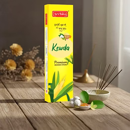 archita poojabatti kewda premium incense sticks – (pack of 6)