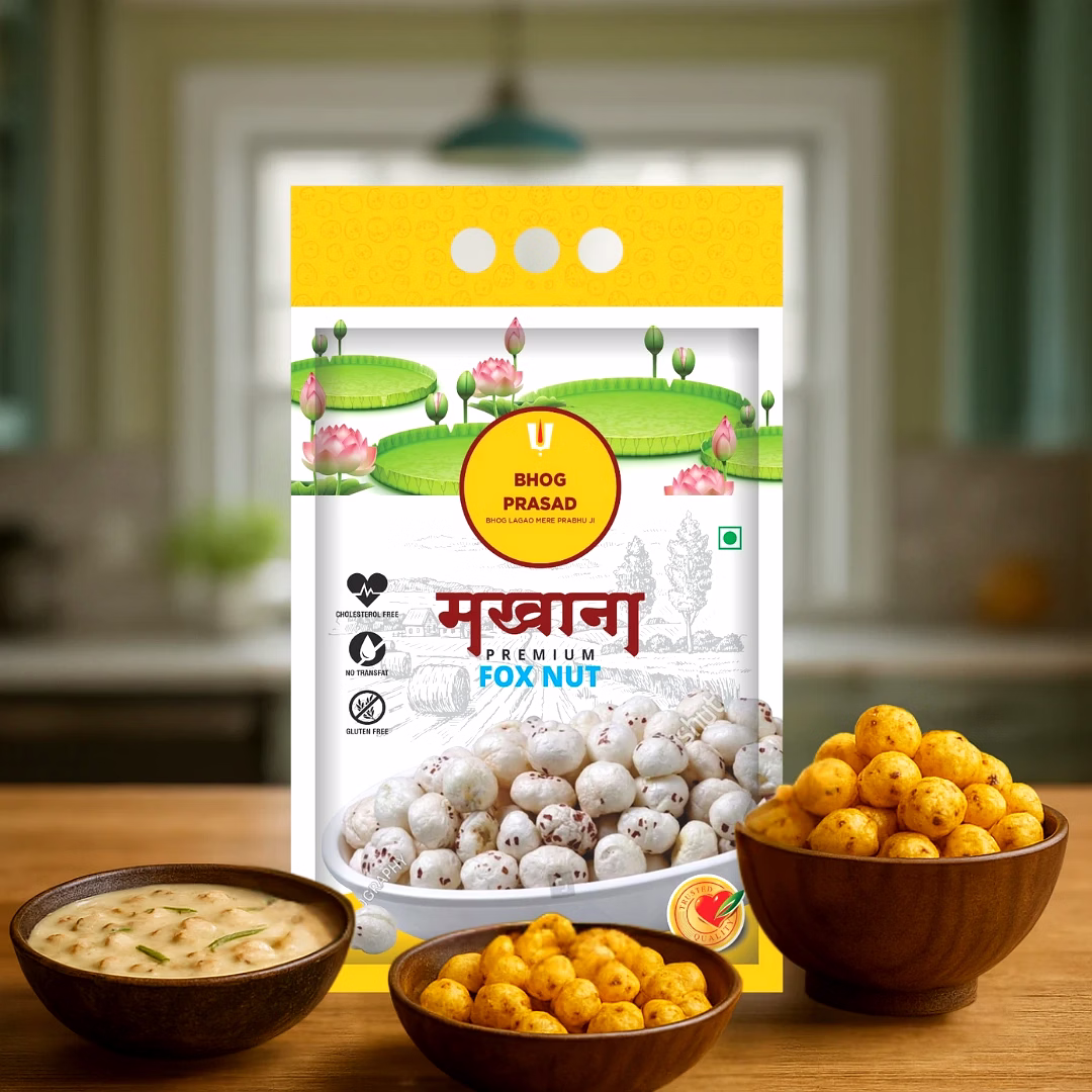 bhog prasad premium fox nut (makhana) – 250gm (pack of 1)