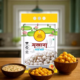 bhog prasad premium fox nut (makhana) – 250gm (pack of 1)