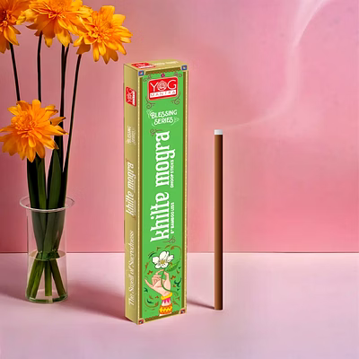 yogmantra bambooless sticks khilte mogra -(pack of 12)