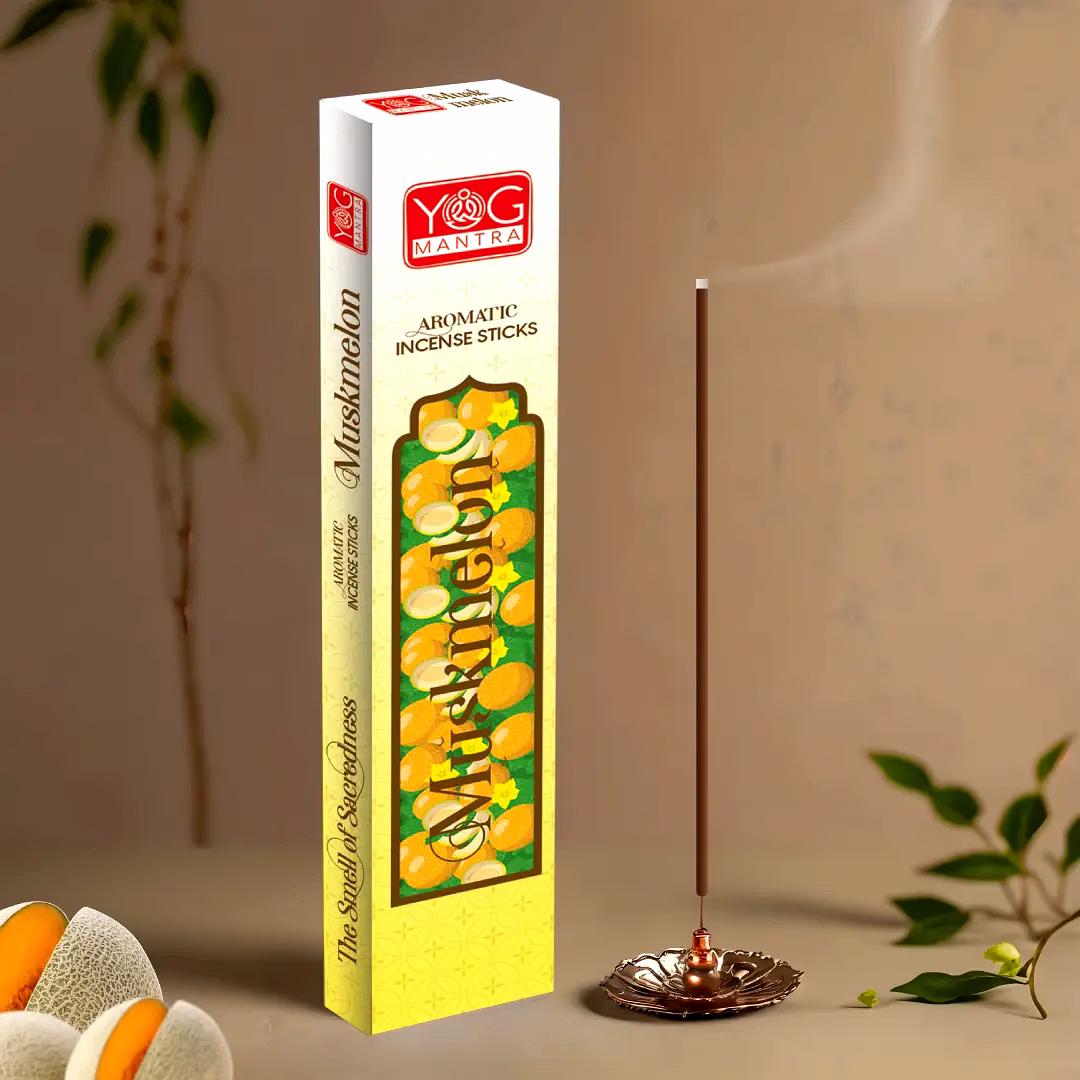 yogmantra incense sticks muskmelon